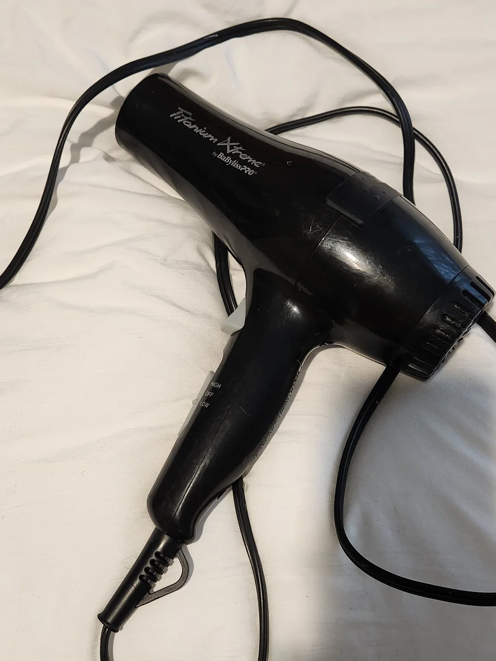 BaByliss Black Titanium Xtreme Hair Dryer